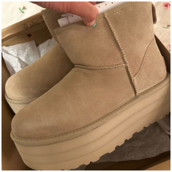 UGG Classic Mini Platform Boot Mustard Seed