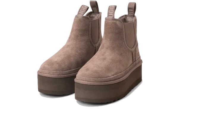 UGG Neumel Platform Chelsea Boot Smoke Plum